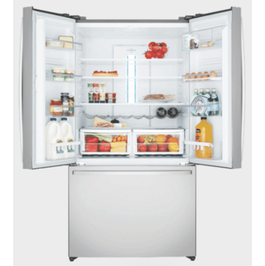 Westinghouse WHE6000SB fridge with crisper and Spillsafe shr