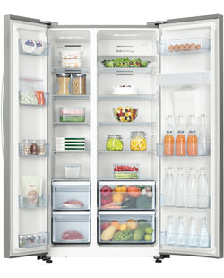 Easy side-by-side family fridge rental