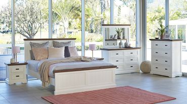 Hamptons 3Pce Queen Bedroom Suite Rent to Buy Queen Bedroom Suite